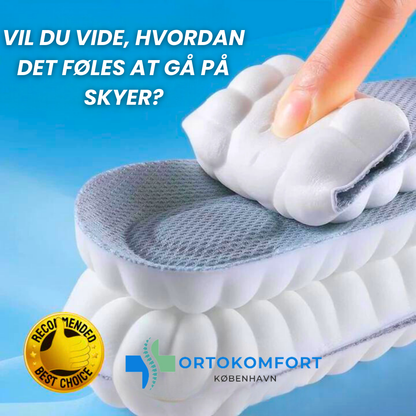 ORTOSÅL™ Indlægssåler med 4D støddæmpning